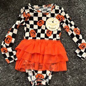 Brand new Dream Big Little Co. Halloween pumpkin tutu dress size 2T